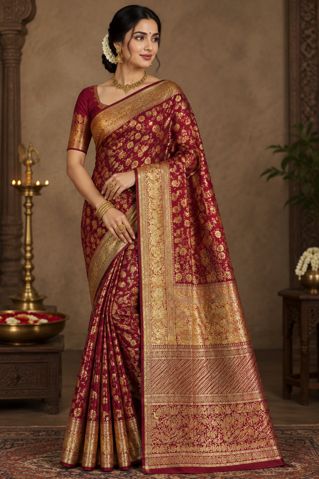 Pure Kanchipuram Silk Saree