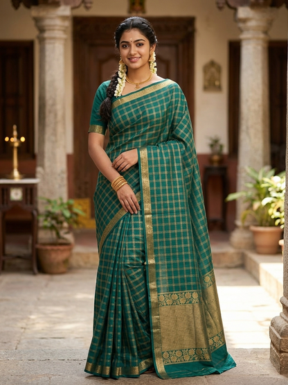Pure Mysore Silk Saree.