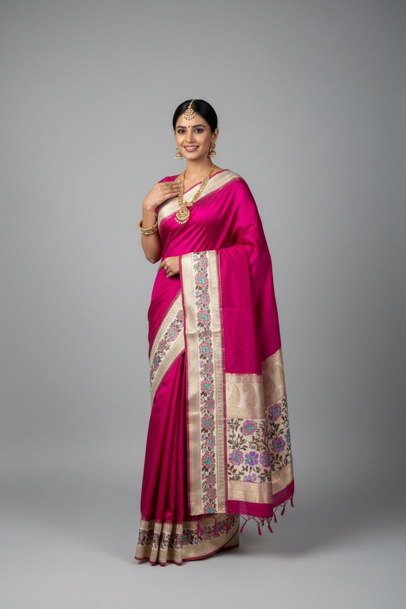 Artificial / Mix Crape Sarees
