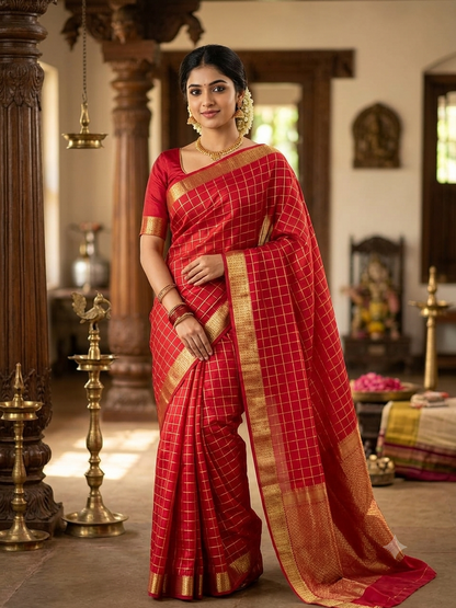 Pure Mysore Silk Saree ( 60 Grams )