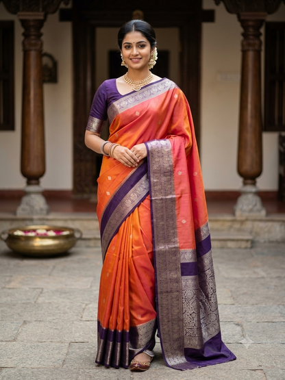 Kanchi Mix Silk Saree
