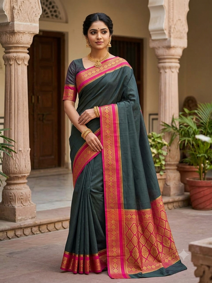 Pure Mysore Silk Saree.