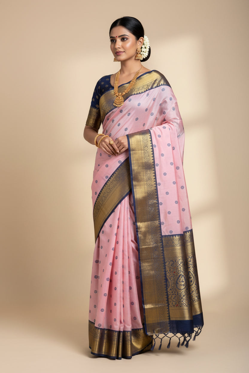 Kanchi Mix Silk Saree