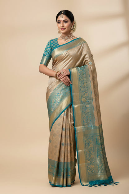 Kanchi Mix Silk Saree