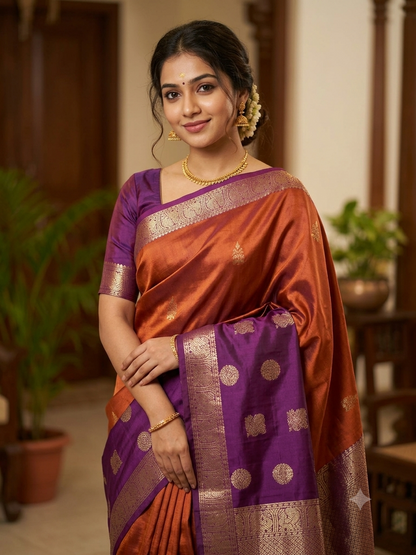 Kanchi Mix Silk Saree