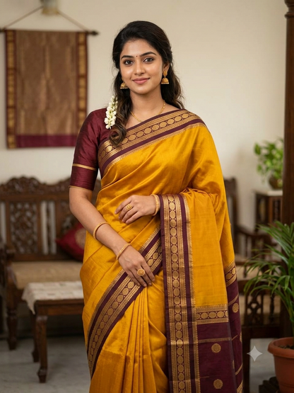 Pure Mysore Silk Saree.