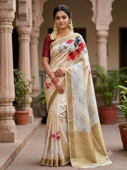 Pure Mysore Silk Saree.