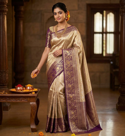 Kanchi Mix Silk Saree