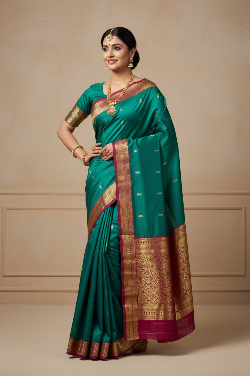 Pure Cotton Silk Saree