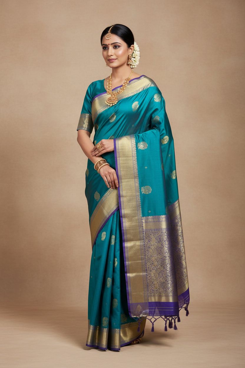 Kanchi Mix Silk Saree