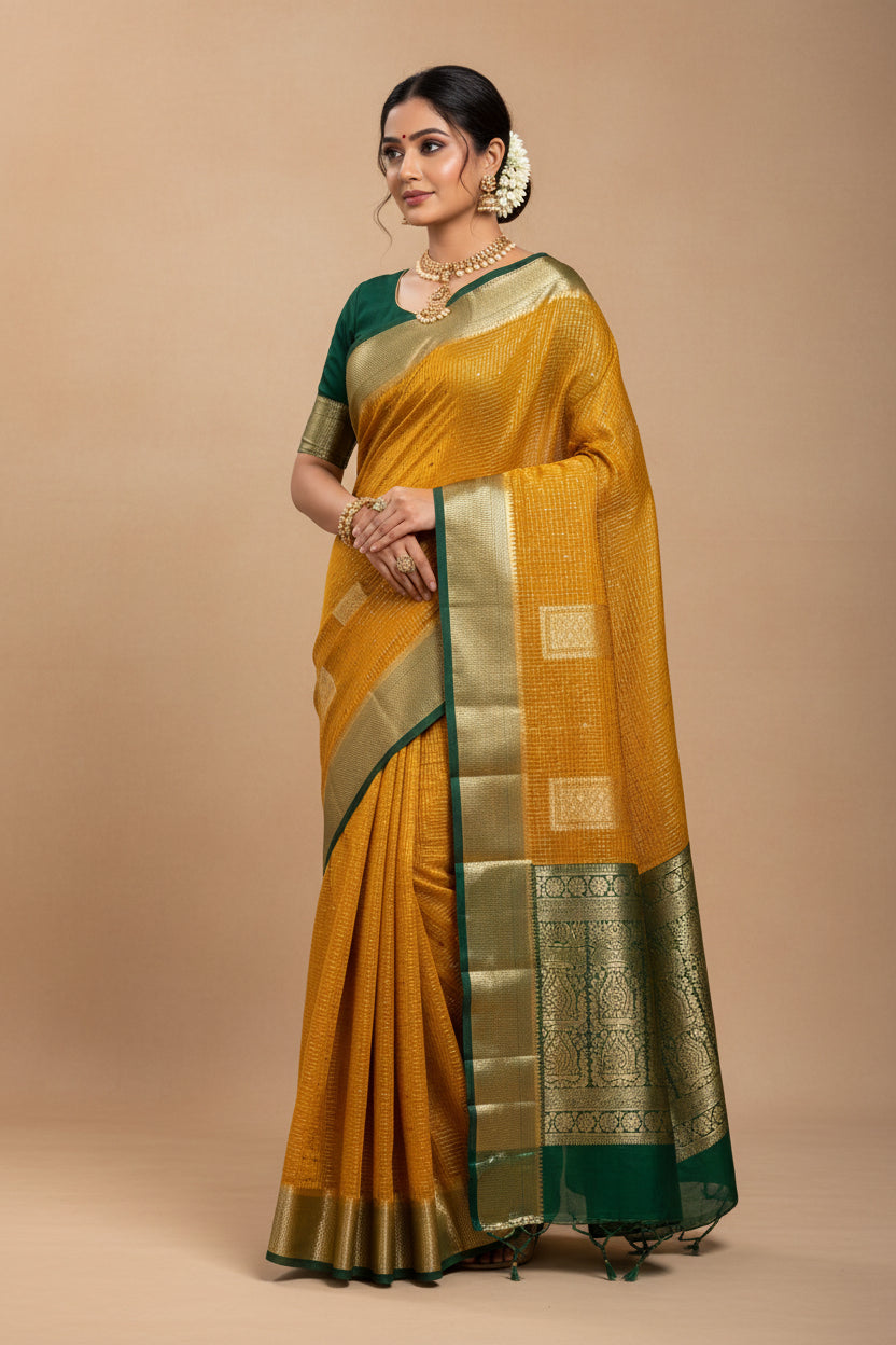 Pure Mysore Silk Saree.