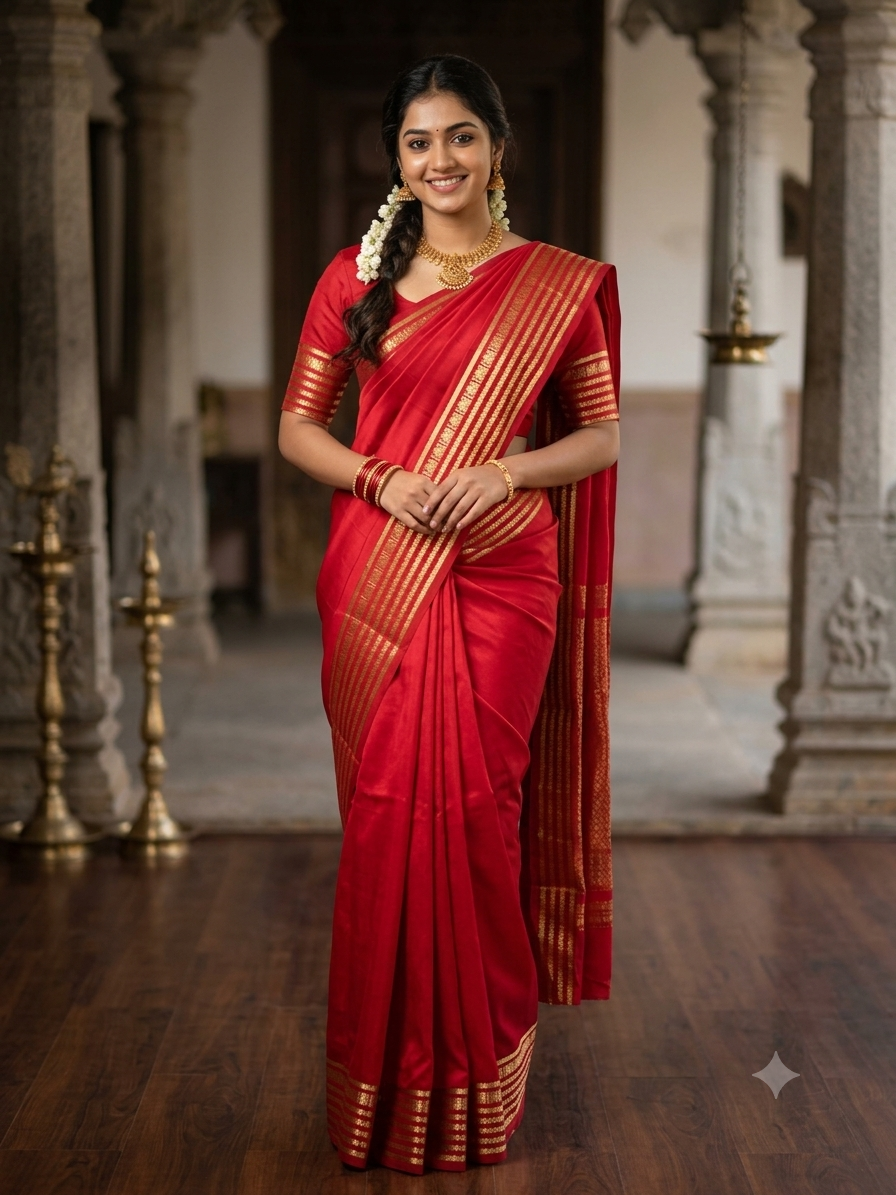 Pure Mysore Silk Saree.