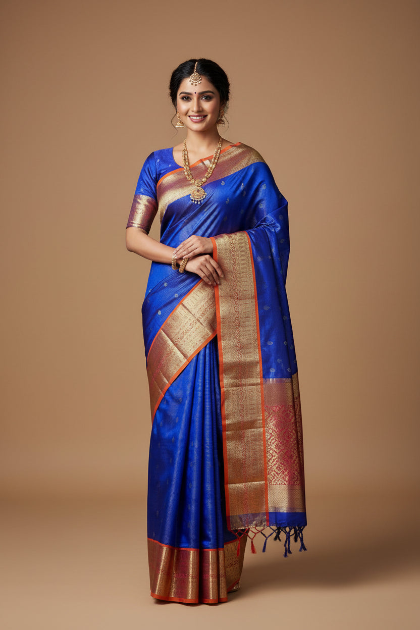 Kanchi Mix Silk Saree