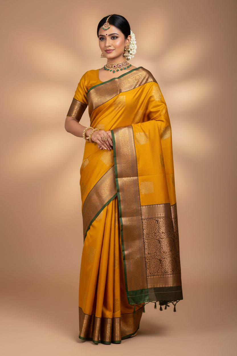 Kanchi Mix Silk Saree