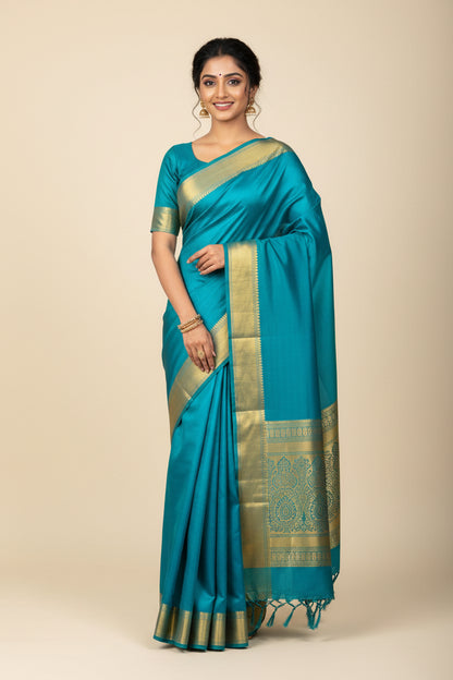 Pure Mysore Silk Saree.