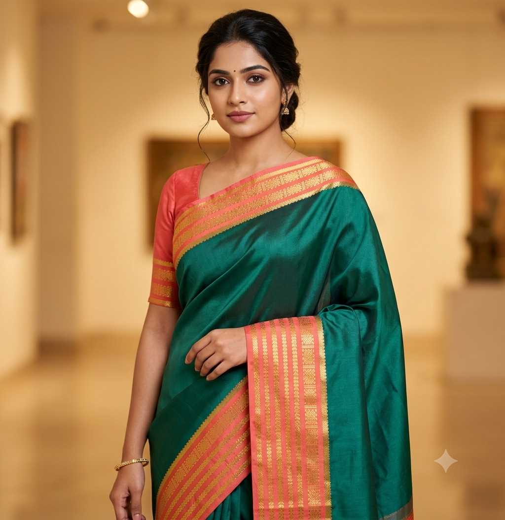 Pure Mysore Silk Saree.
