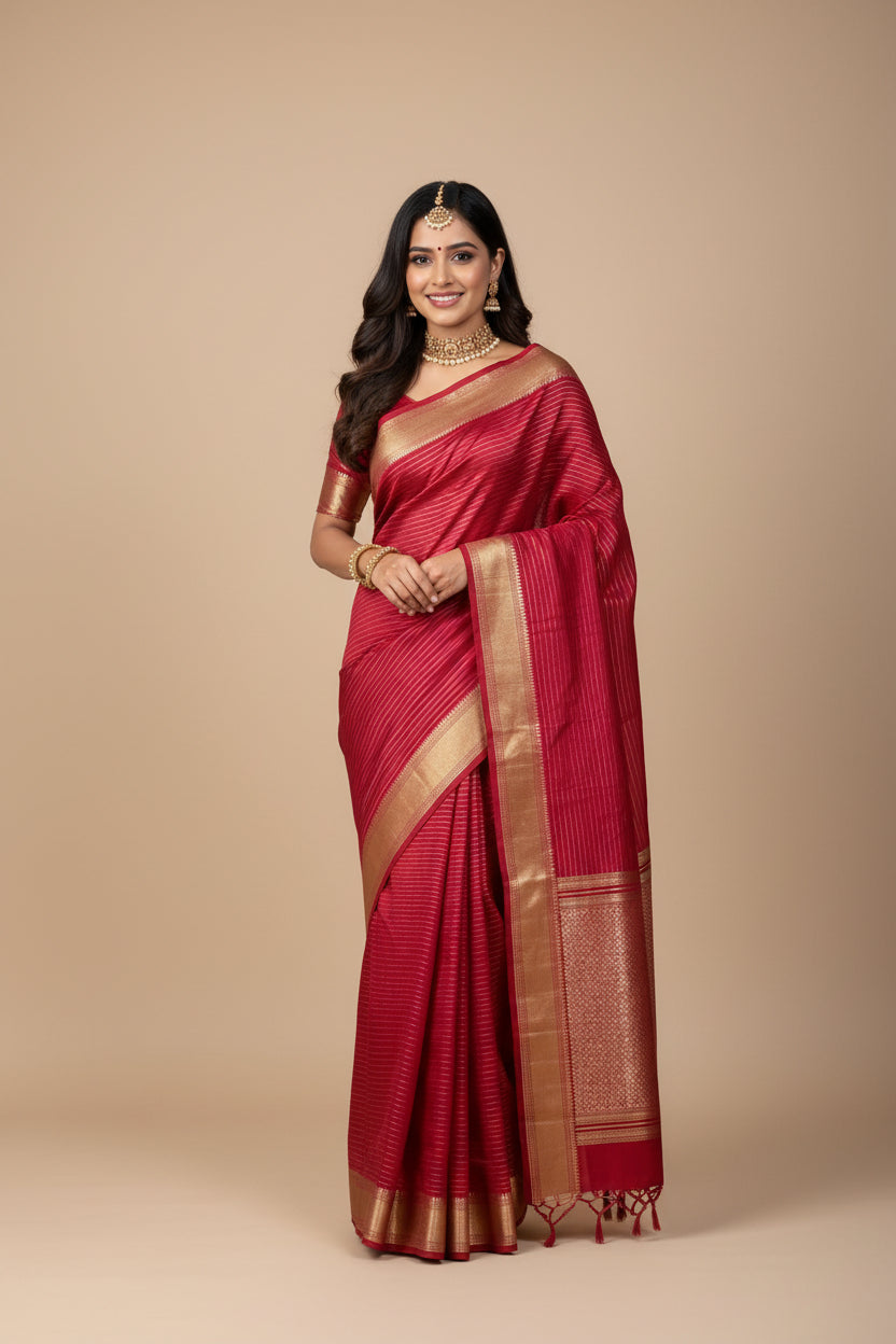 Pure Mysore Silk Saree.