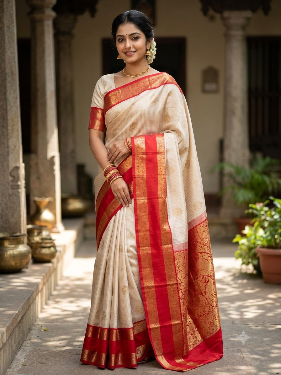 Pure Kanchipuram Silk Saree