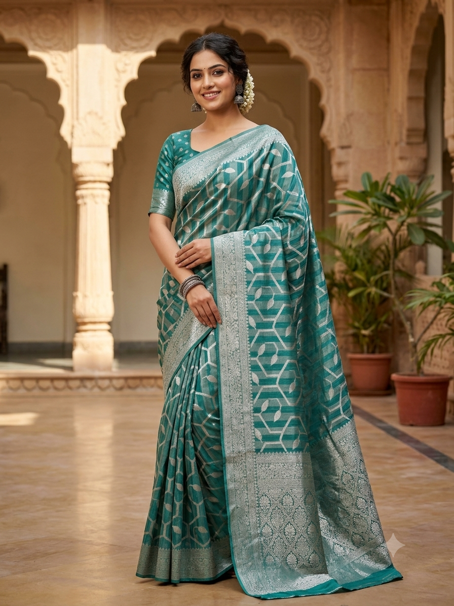 Pure Cotton Silk Saree