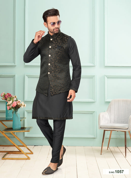 Kurta Pyjama With Jacket