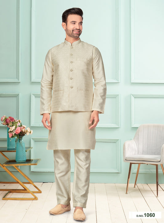 Kurta Pyjama With Jacket
