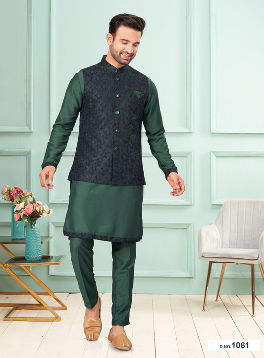 Kurta Pyjama With Jacket