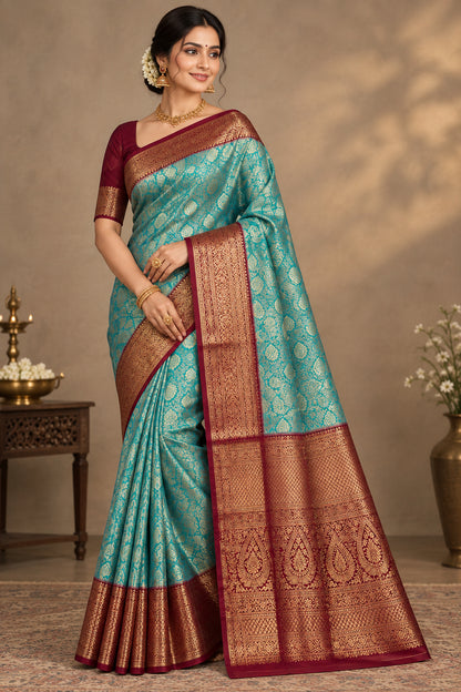 Pure Kanchipuram Silk Saree