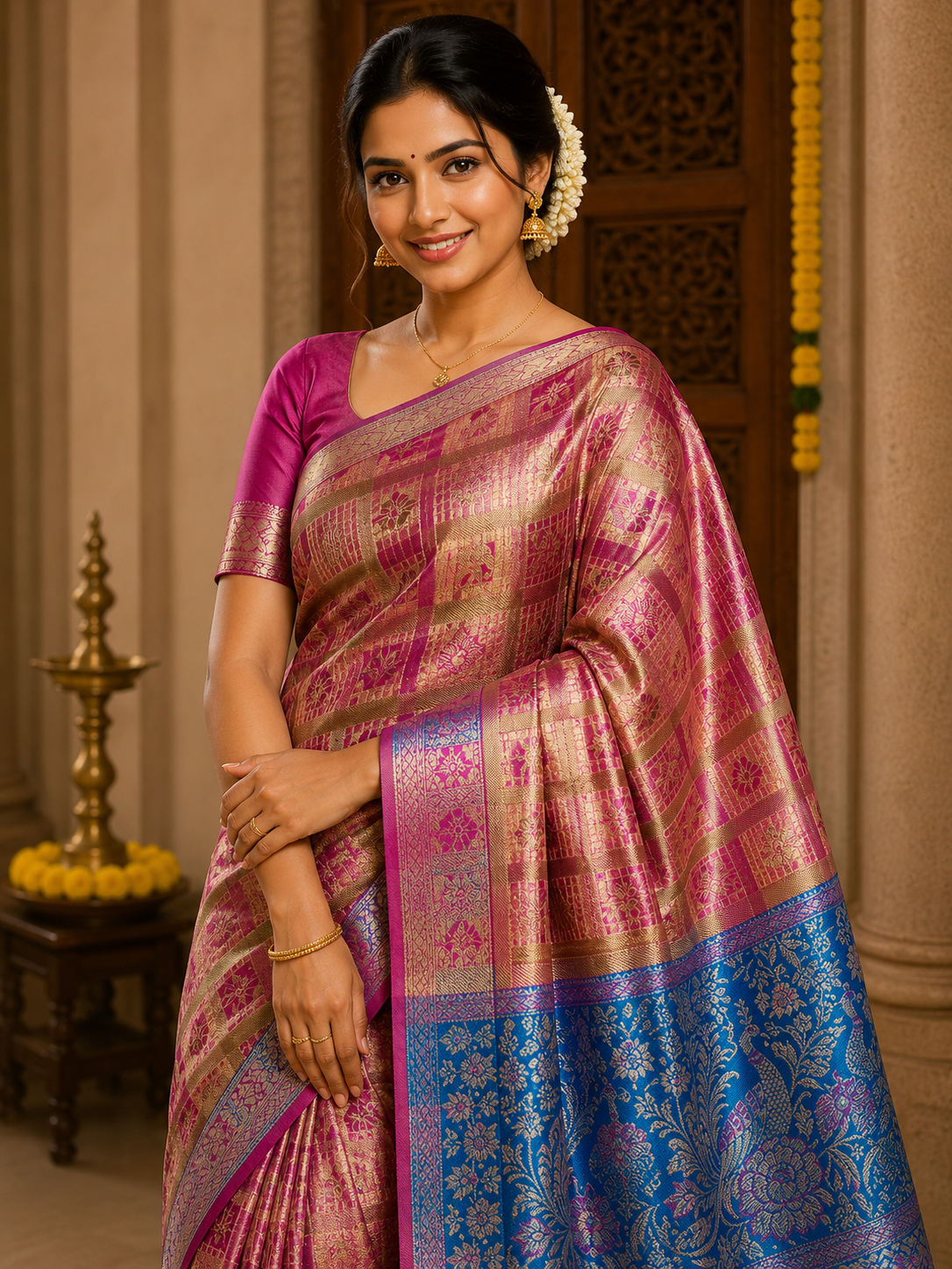 Pure Kanchipuram Silk Saree