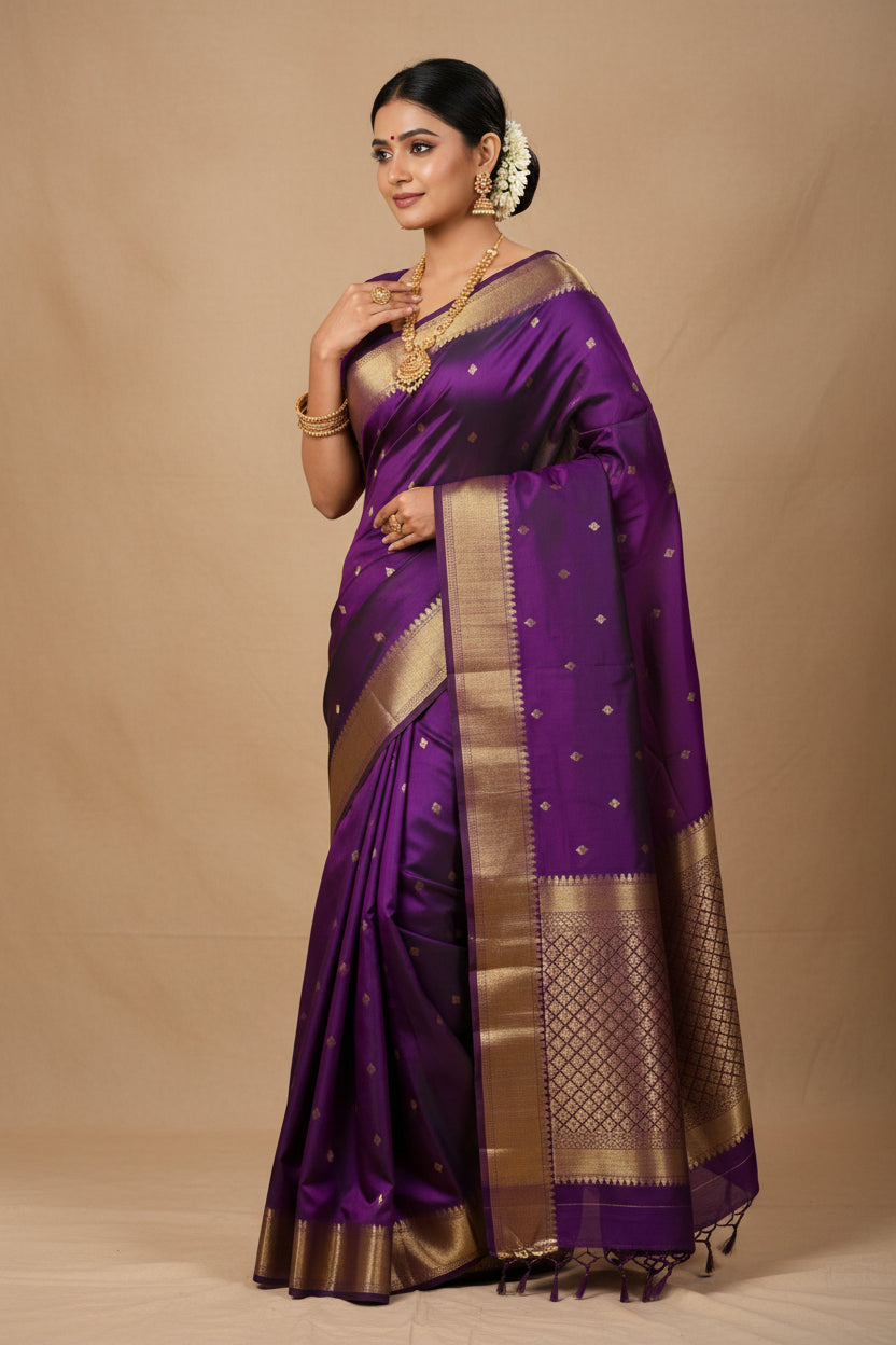 Kanchi Mix Silk Saree