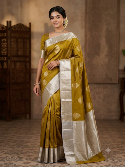 Kanchi Mix Silk Saree