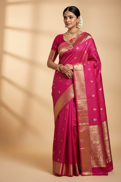 Kanchi Mix Silk Saree