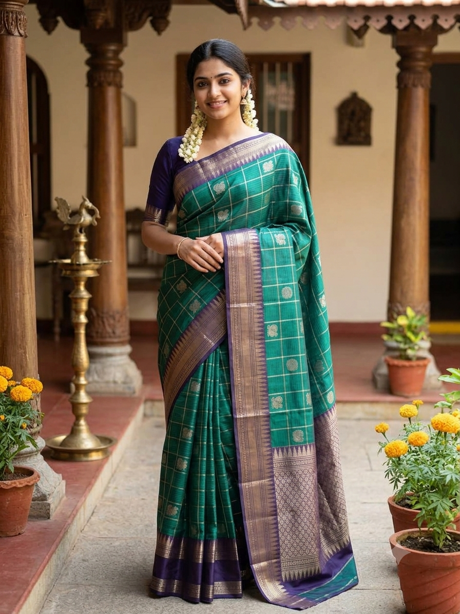 Pure Kanchipuram Silk Saree