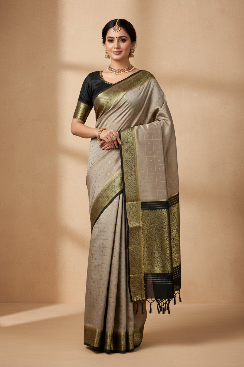 Pure Mysore Silk Saree.