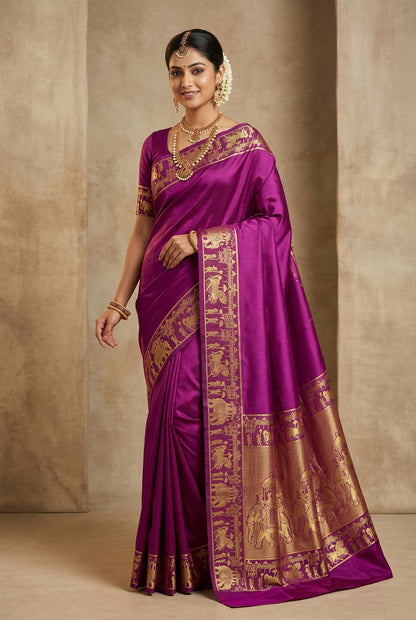 Pure Mysore Silk Saree.