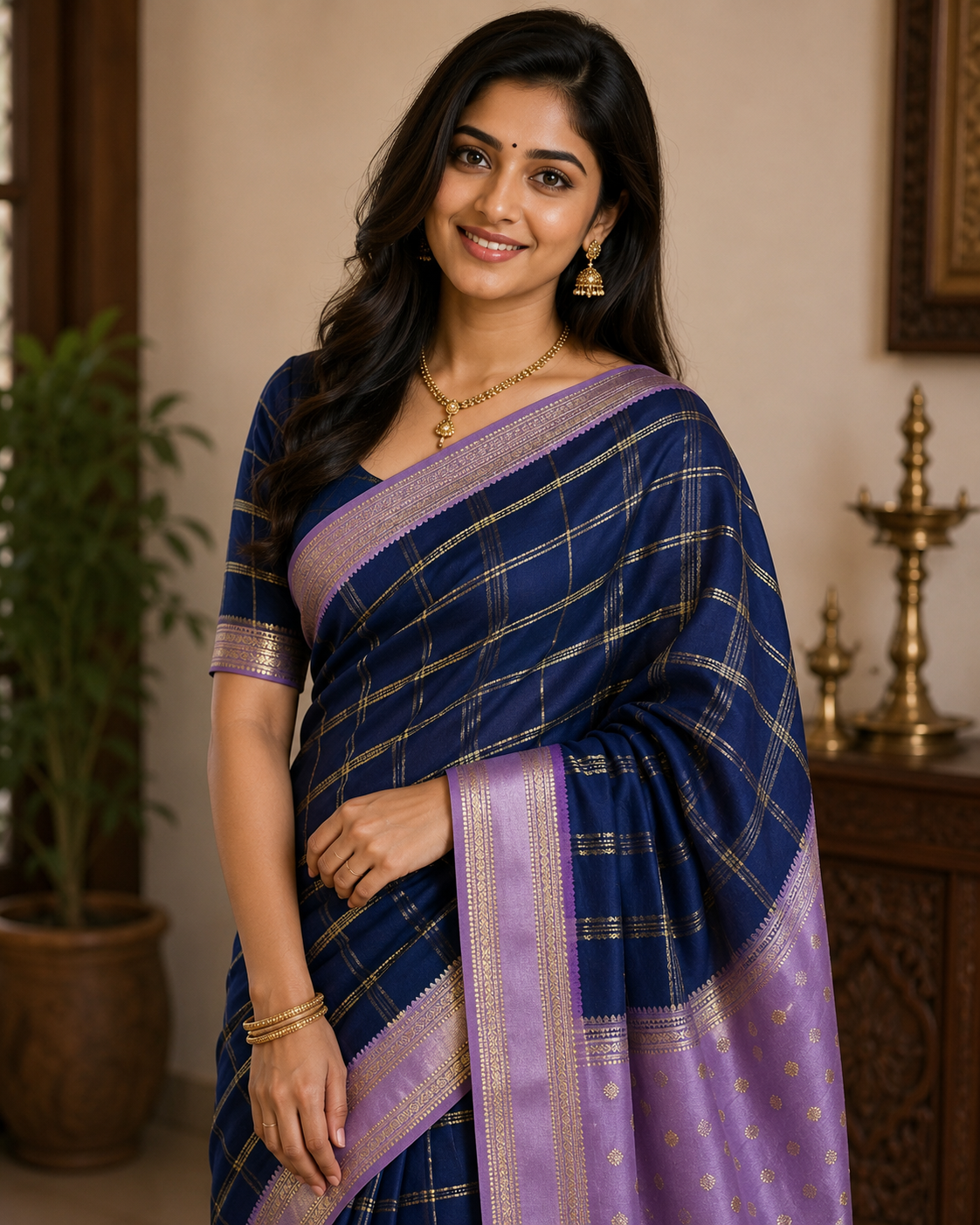 Pure Mysore Silk Saree.