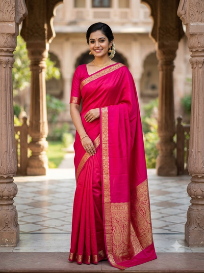 Pure Mysore Silk Saree.
