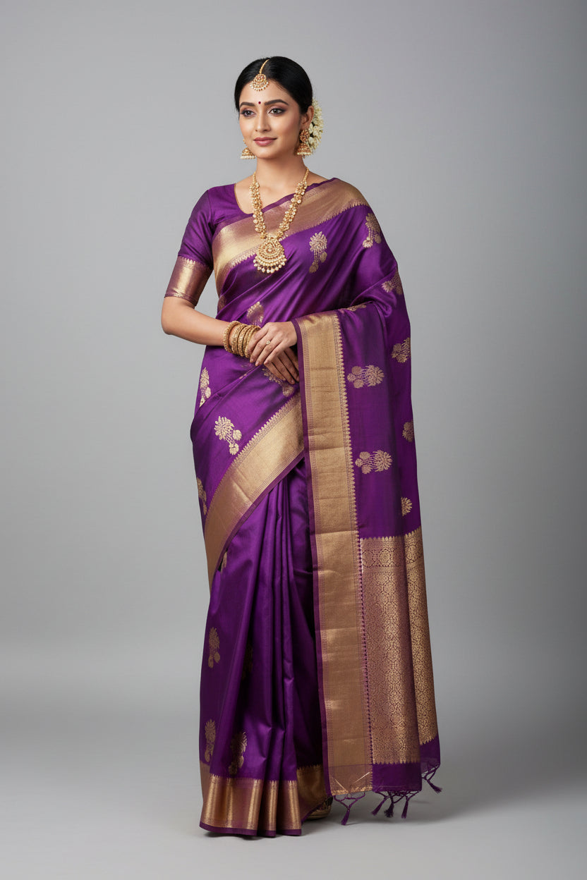 Kanchi Mix Silk Saree
