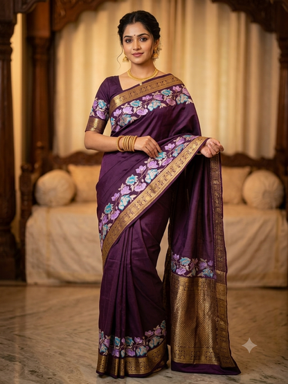 Pure Mysore Silk Saree.