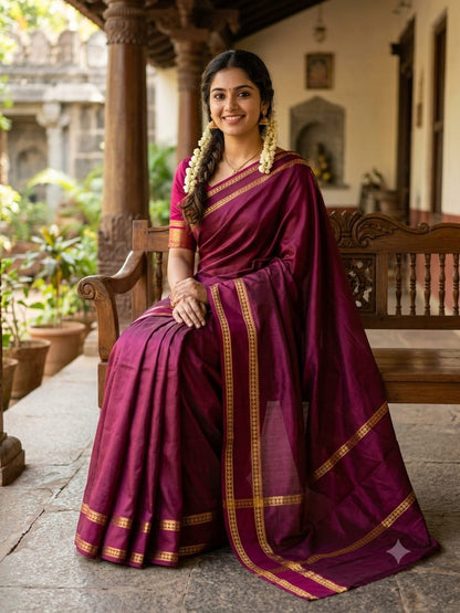 Pure Mysore Silk Saree.
