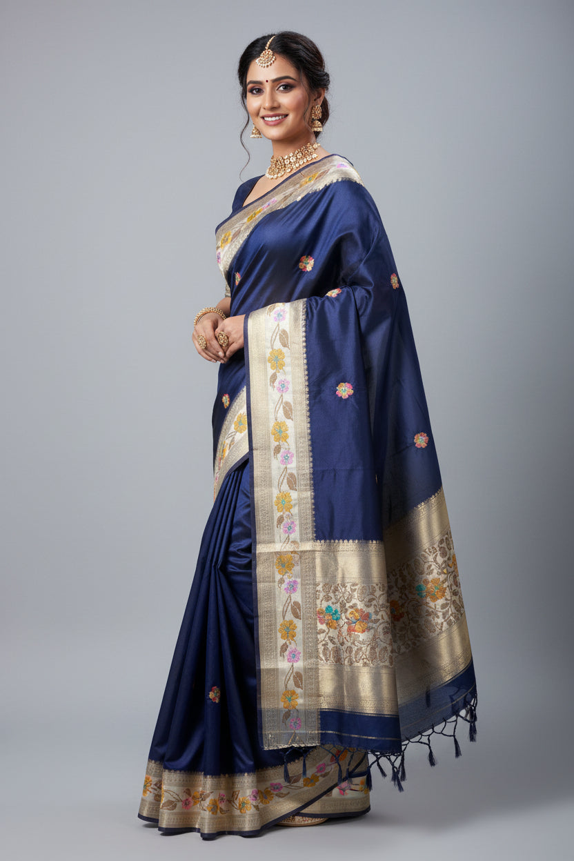 Artificial / Mix Crape Sarees