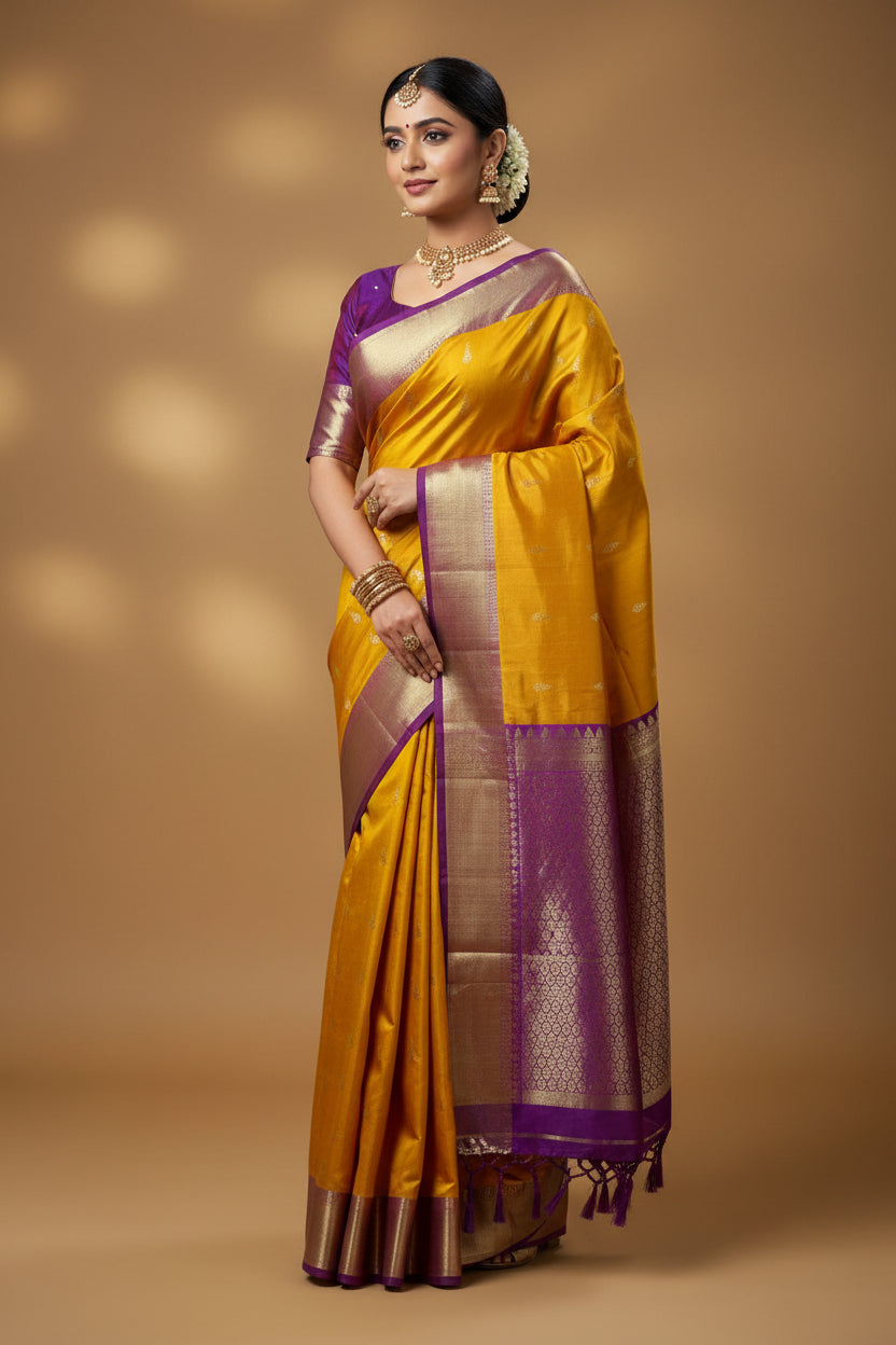 Kanchi Mix Silk Saree