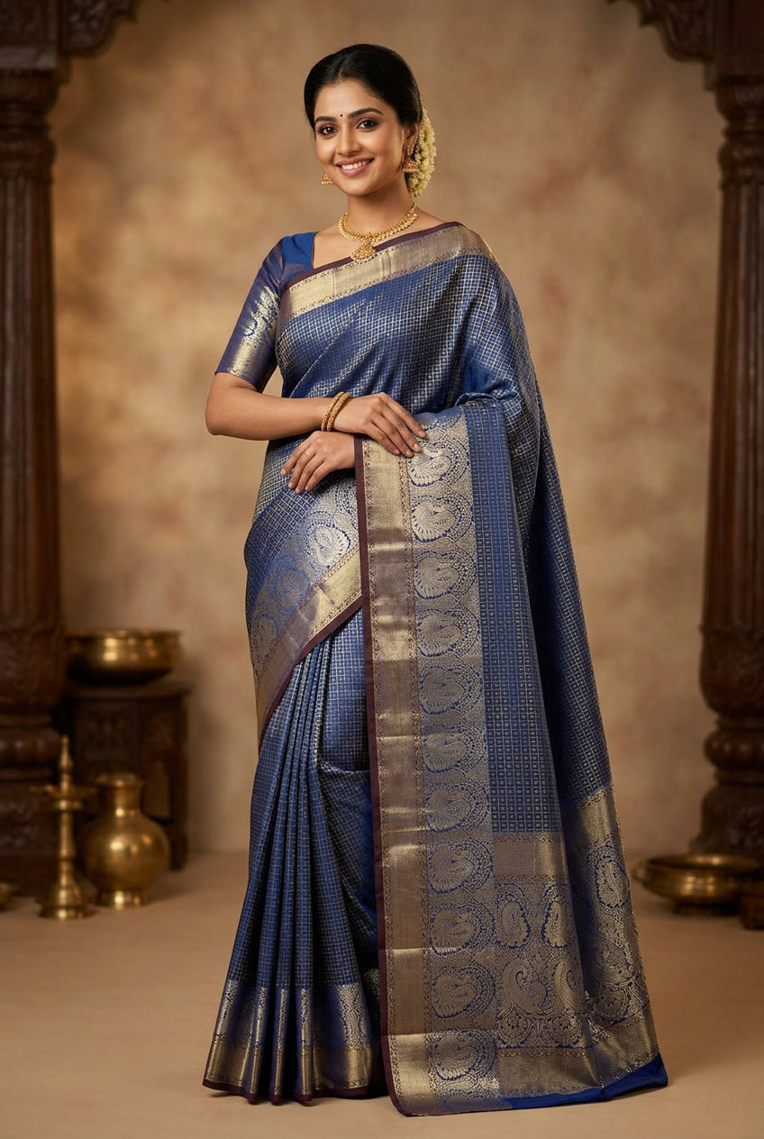 Kanchi Mix Silk Saree