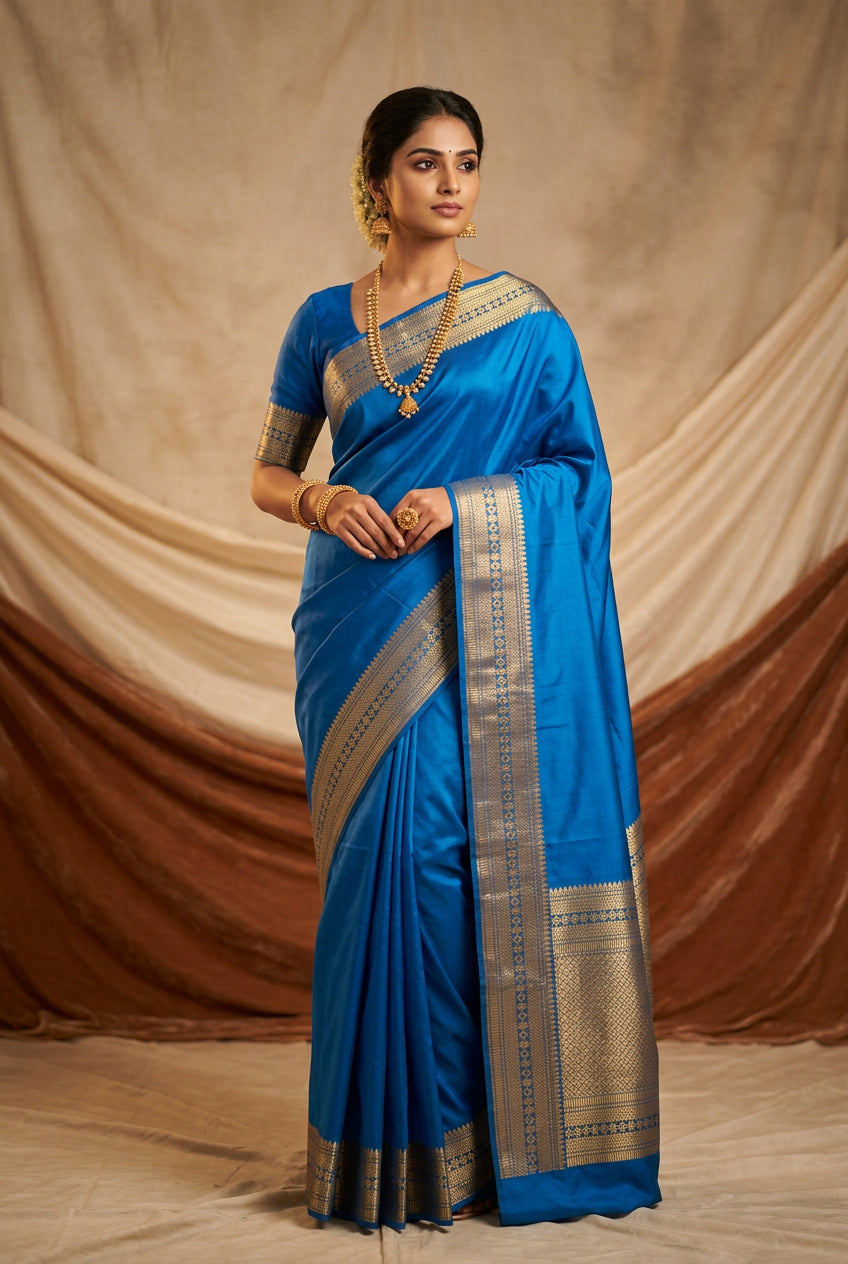 Pure Mysore Silk Saree.