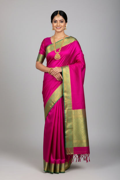 Pure Mysore Silk Saree.