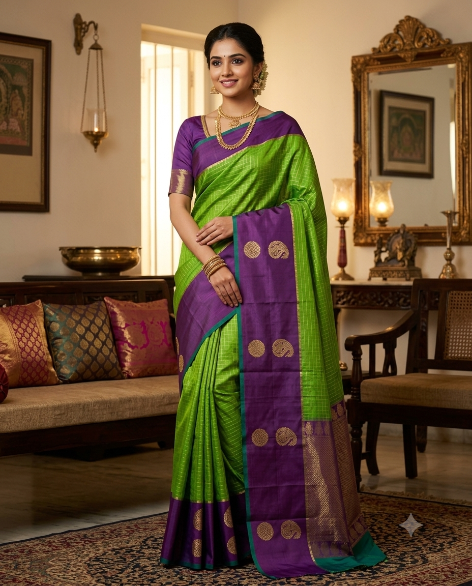 Pure Kanchipuram Silk Saree