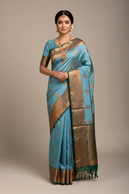 Kanchi Mix Silk Saree