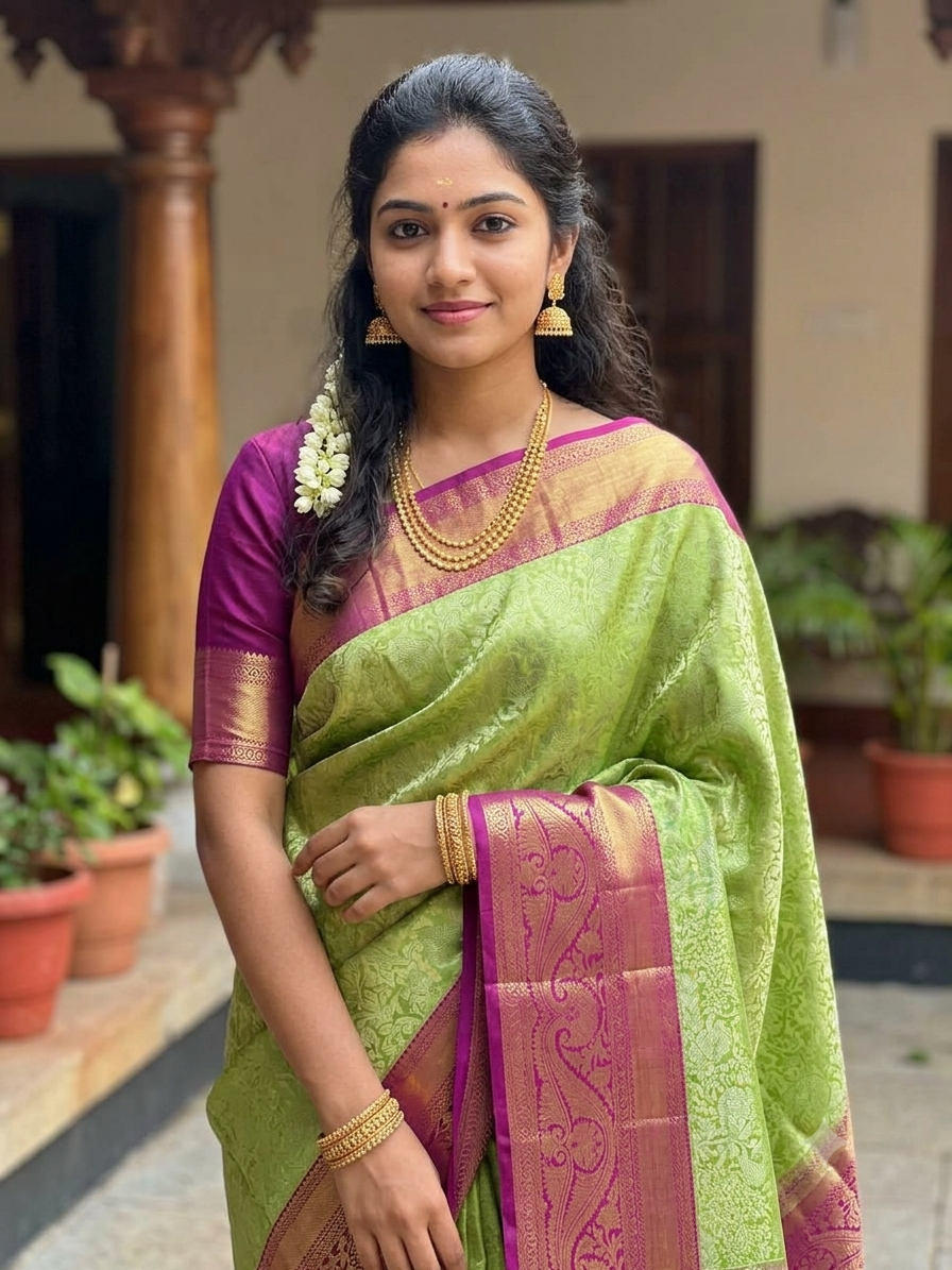 Pure Kanchipuram Silk Saree