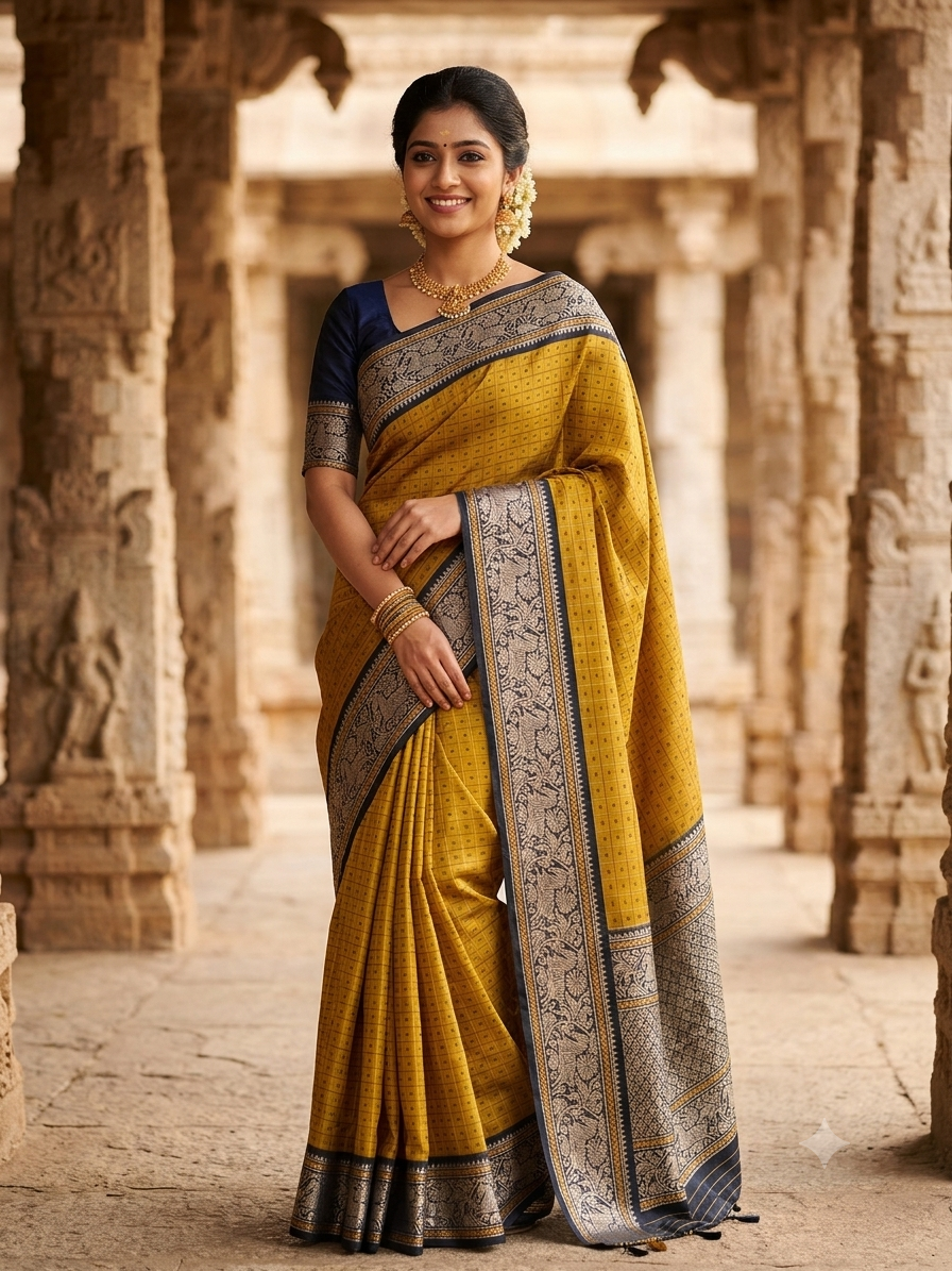 Pure Cotton Silk Saree
