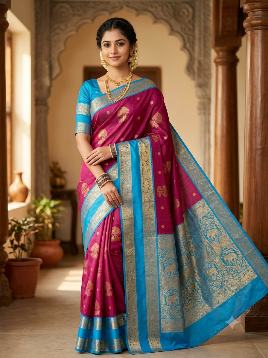 Pure Kanchipuram Silk Saree
