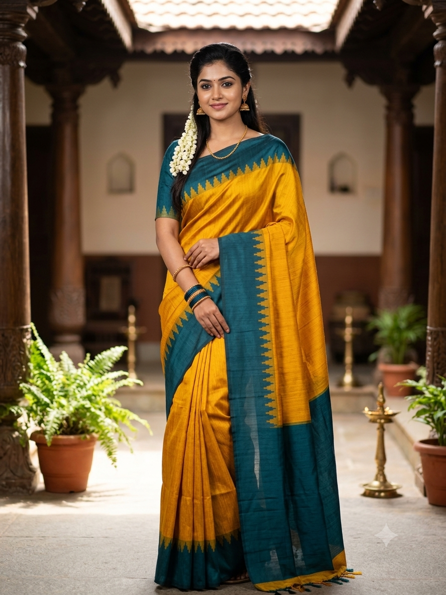 Pure Cotton Silk Saree